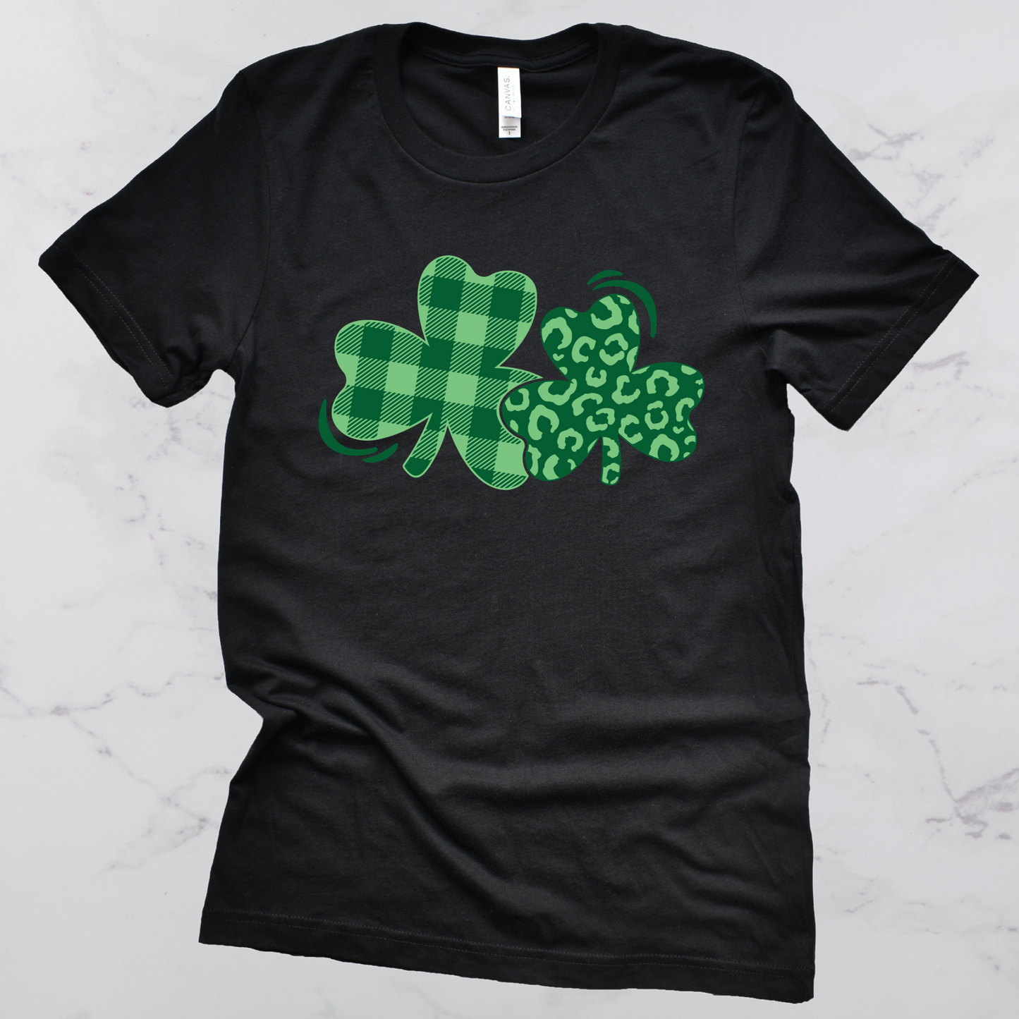 Buffalo/Leopard Shamrock St. Patrick's Day Graphic Tee