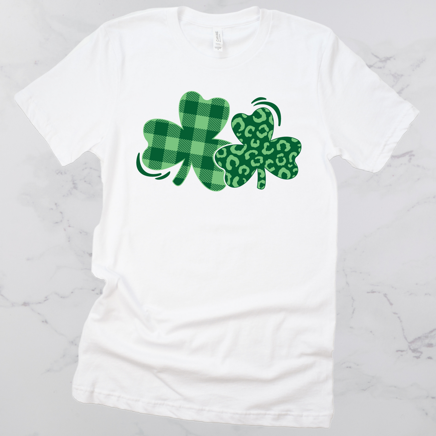 Buffalo/Leopard Shamrock St. Patrick's Day Graphic Tee