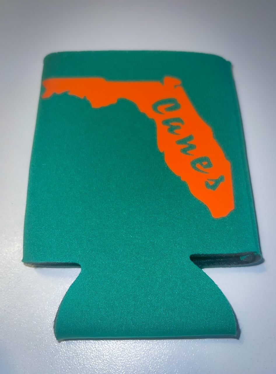 Miami Hurricanes Can & Bottle Sleeve