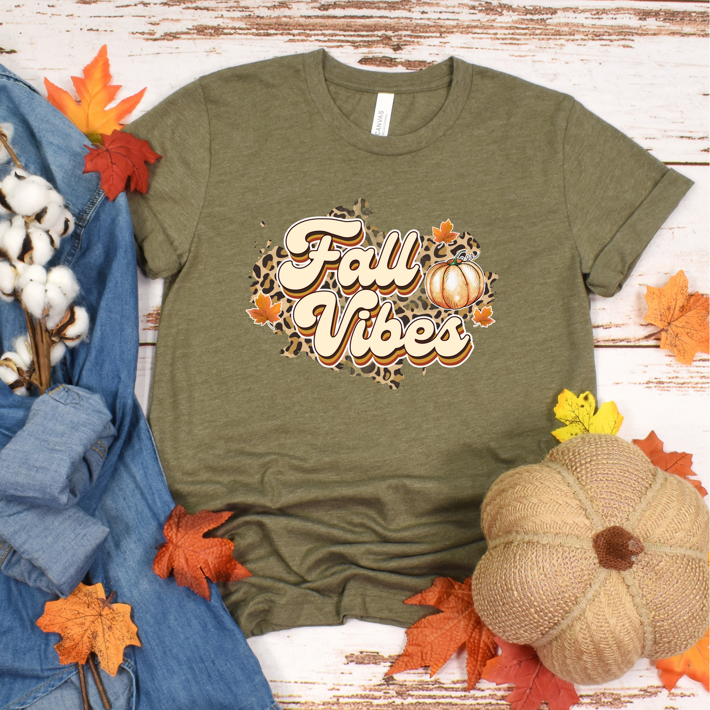 Fall Vibes Short Sleeve Graphic Tee