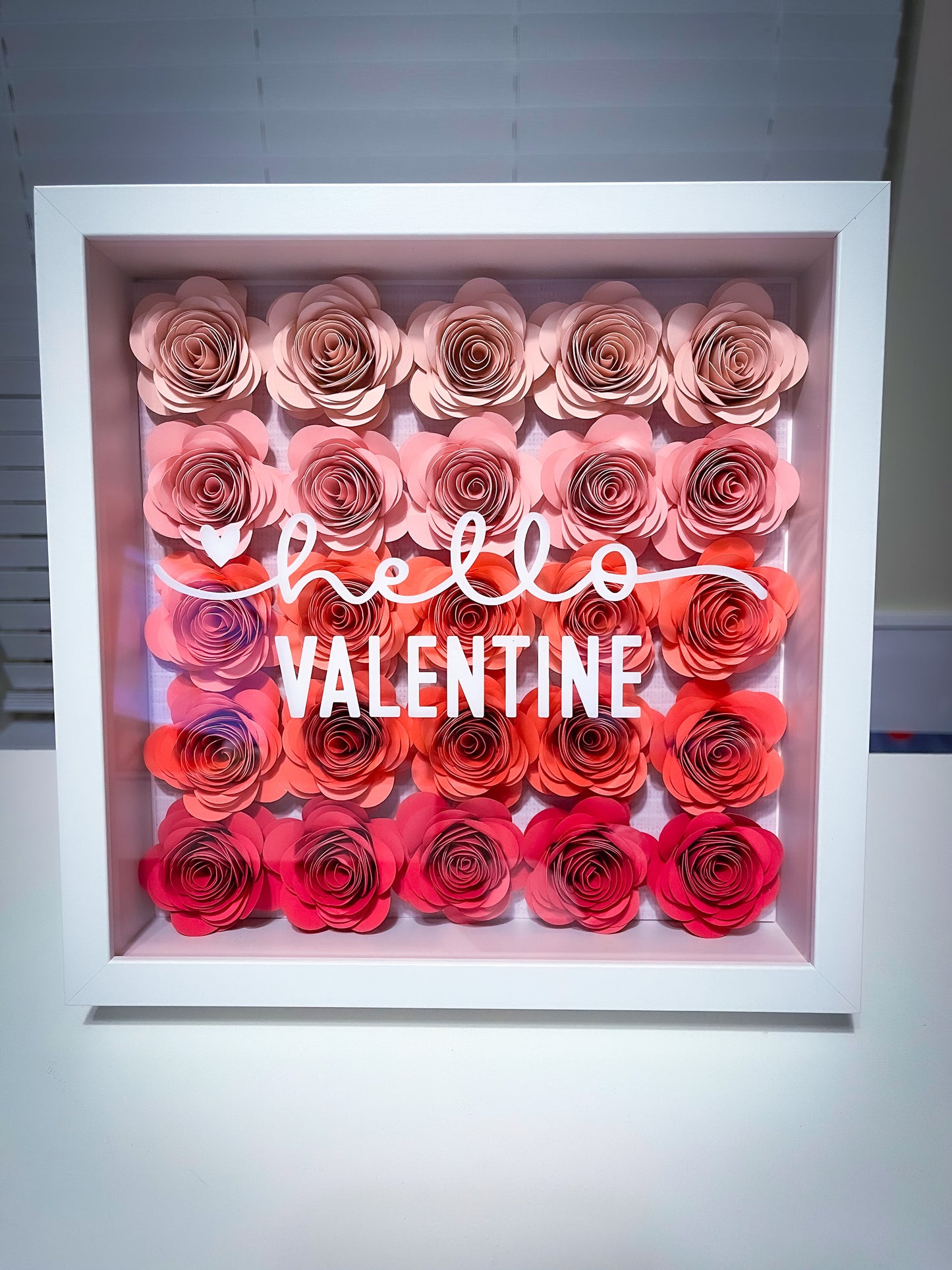 Valentine's Day Themed Shadow Box