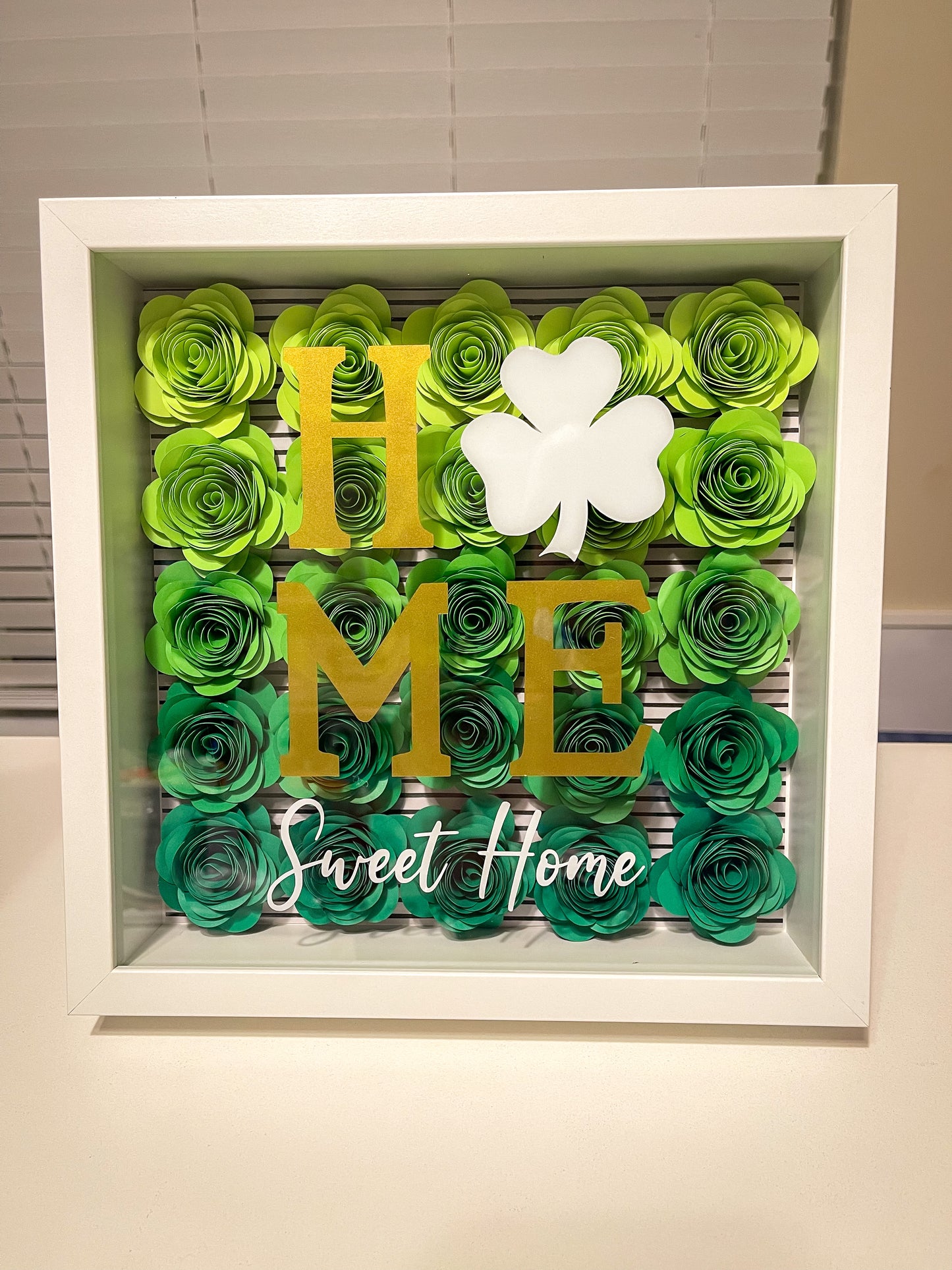 St. Patrick's Day Themed Shadow Box