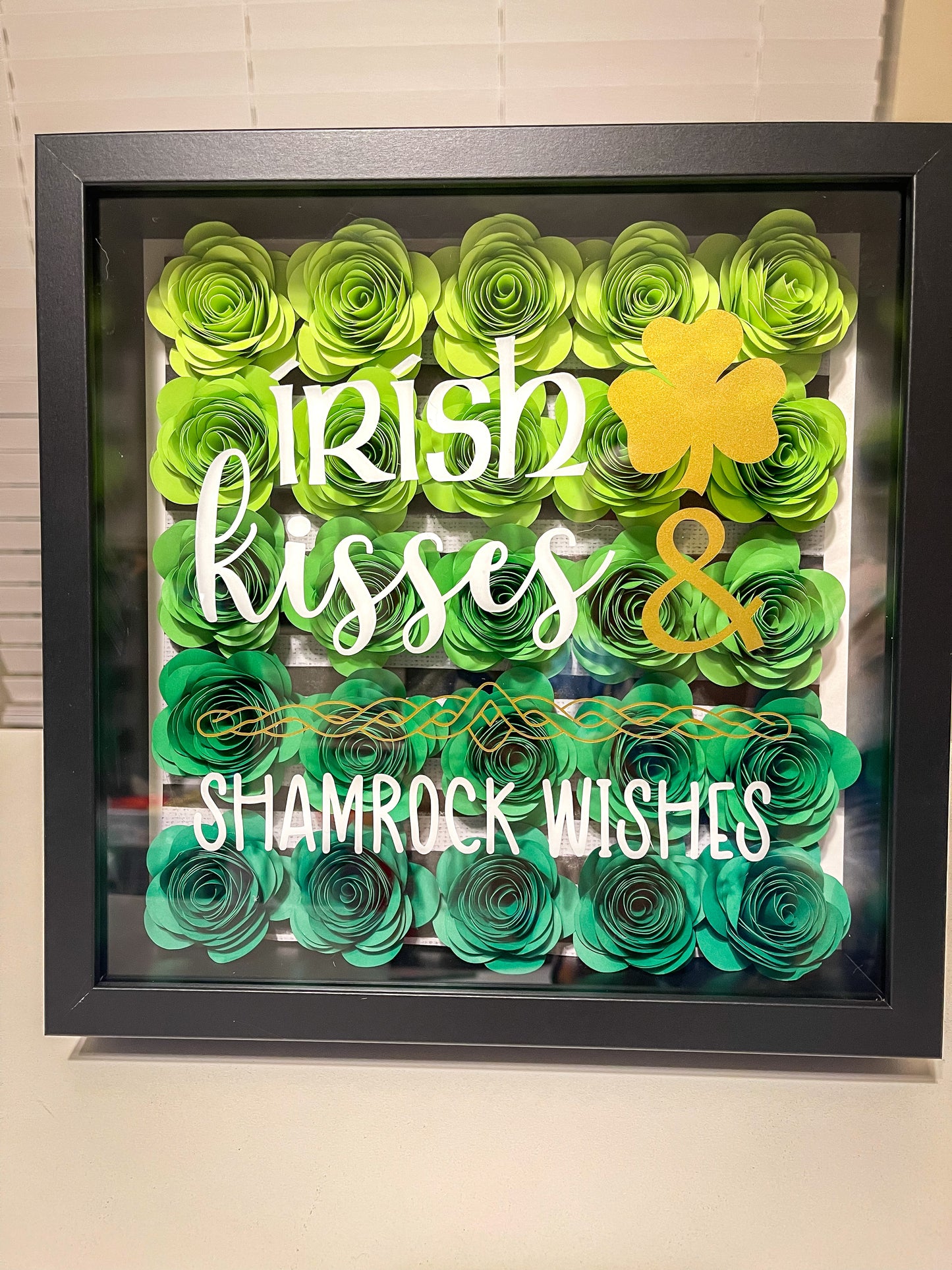 St. Patrick's Day Themed Shadow Box