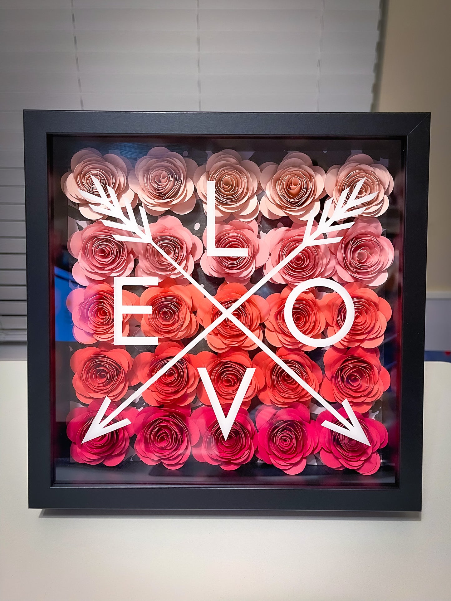 Valentine's Day Themed Shadow Box