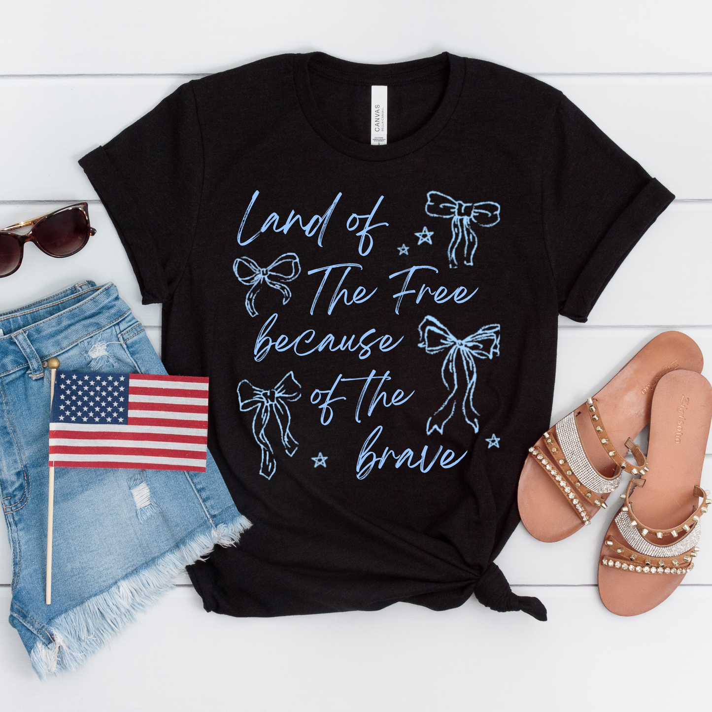 Land of the Free Short Sleeve T-Shirt
