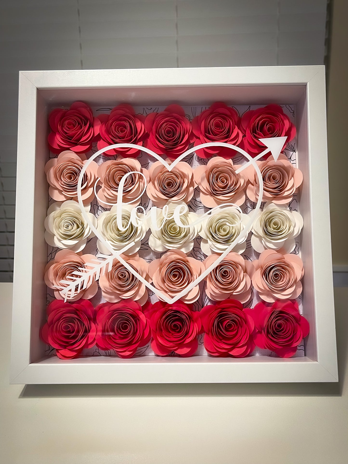 Valentine's Day Themed Shadow Box