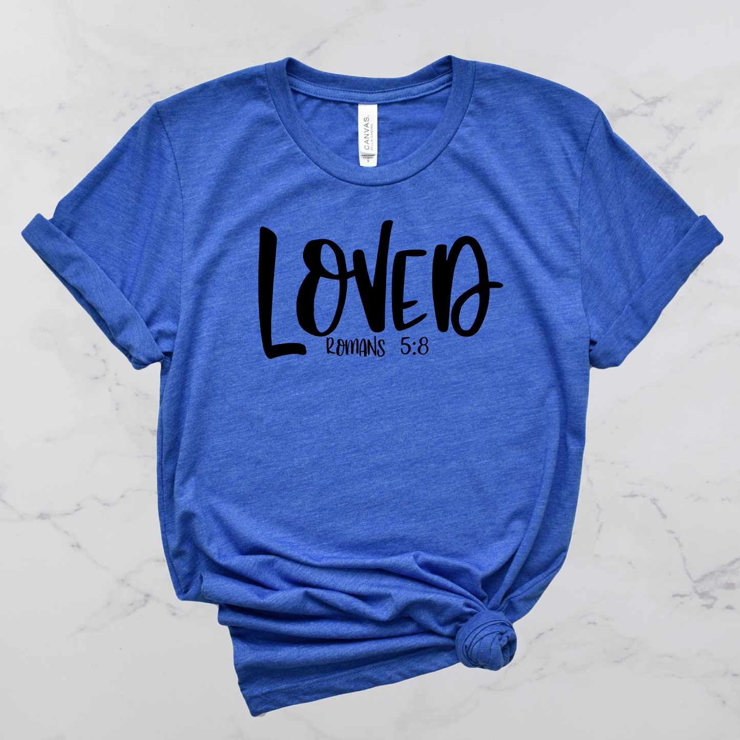 Loved Bible Verse Short Sleeve T-Shirt