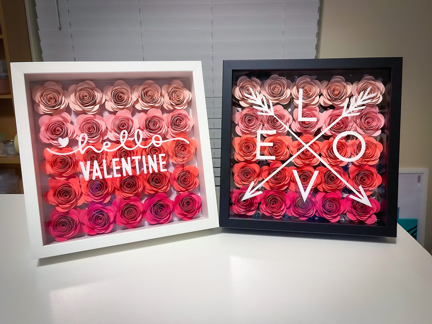 Valentine's Day Themed Shadow Box