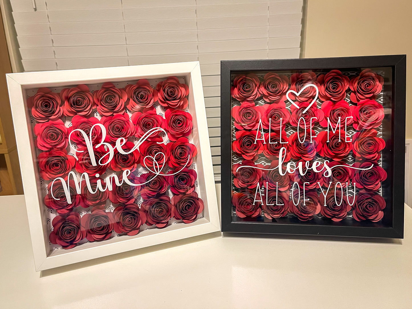 Valentine's Day Themed Shadow Box