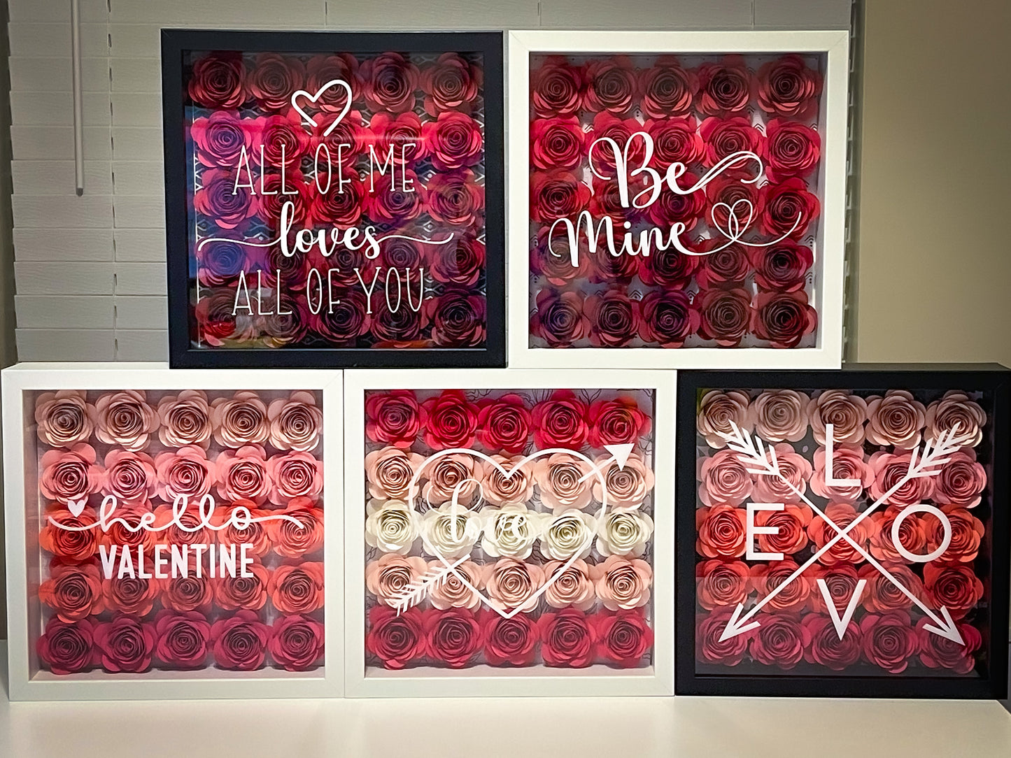Valentine's Day Themed Shadow Box