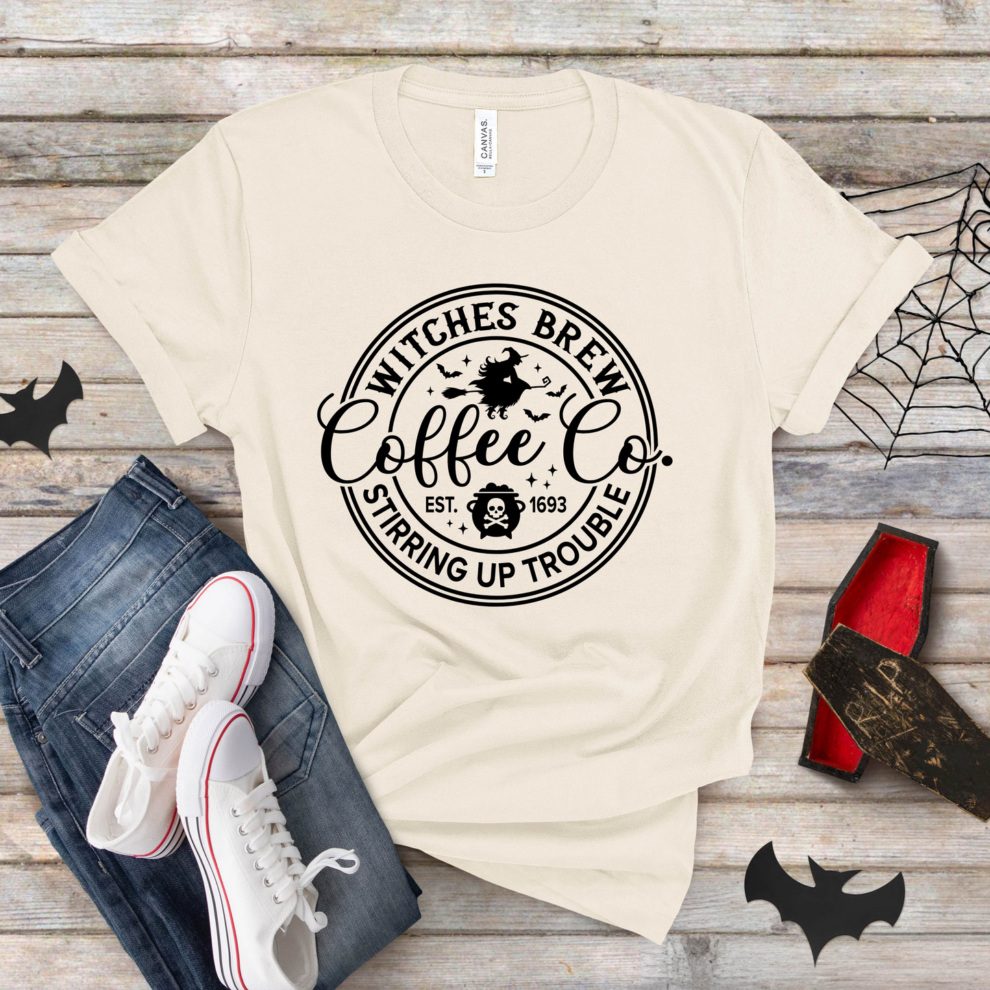Witches Brewing Coffee Company Short Sleeve Graphic Tee