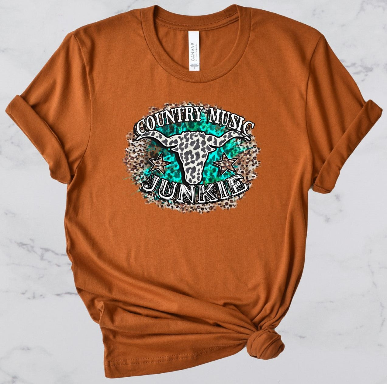 Country Music Junkie Short Sleeve T-Shirt