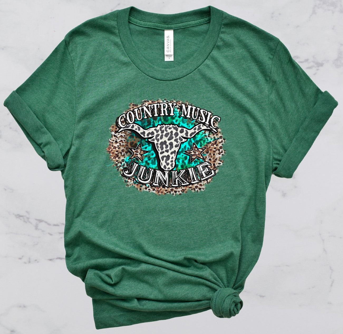 Country Music Junkie Short Sleeve T-Shirt