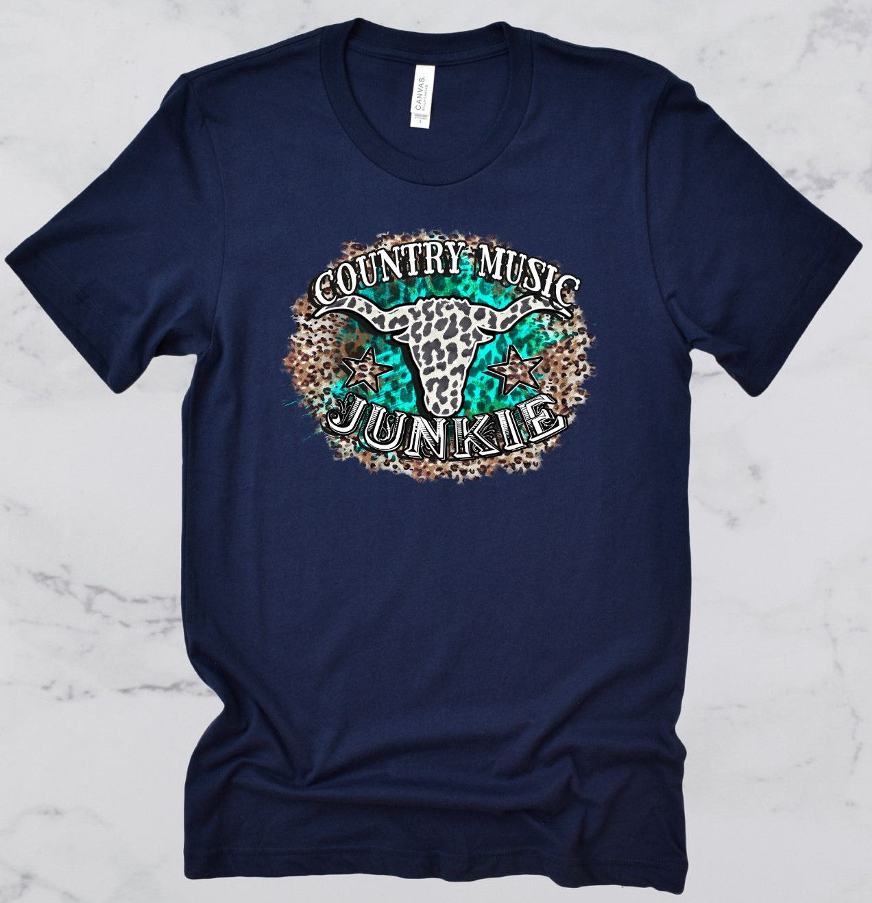 Country Music Junkie Short Sleeve T-Shirt