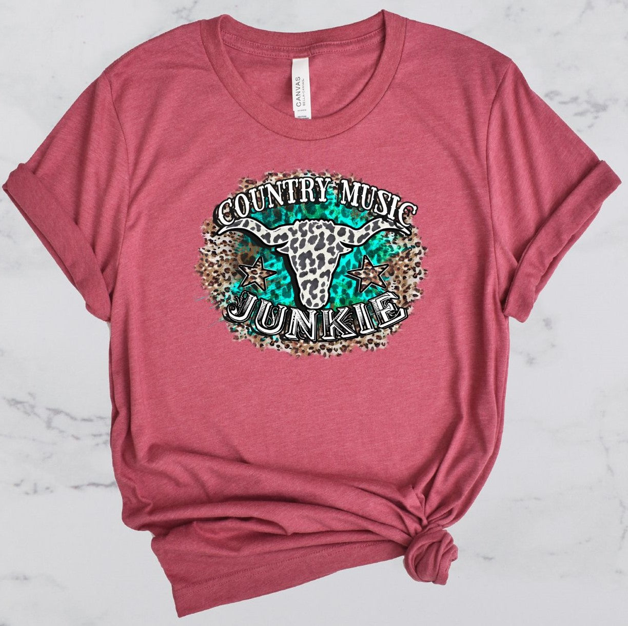 Country Music Junkie Short Sleeve T-Shirt