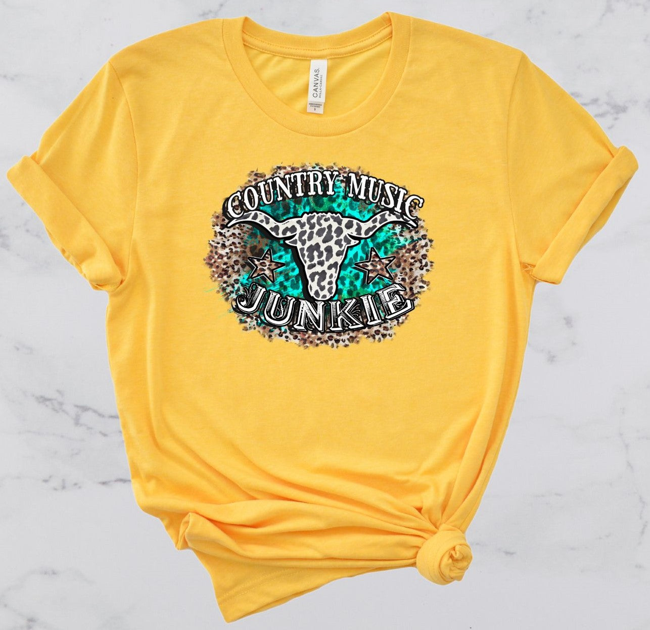 Country Music Junkie Short Sleeve T-Shirt