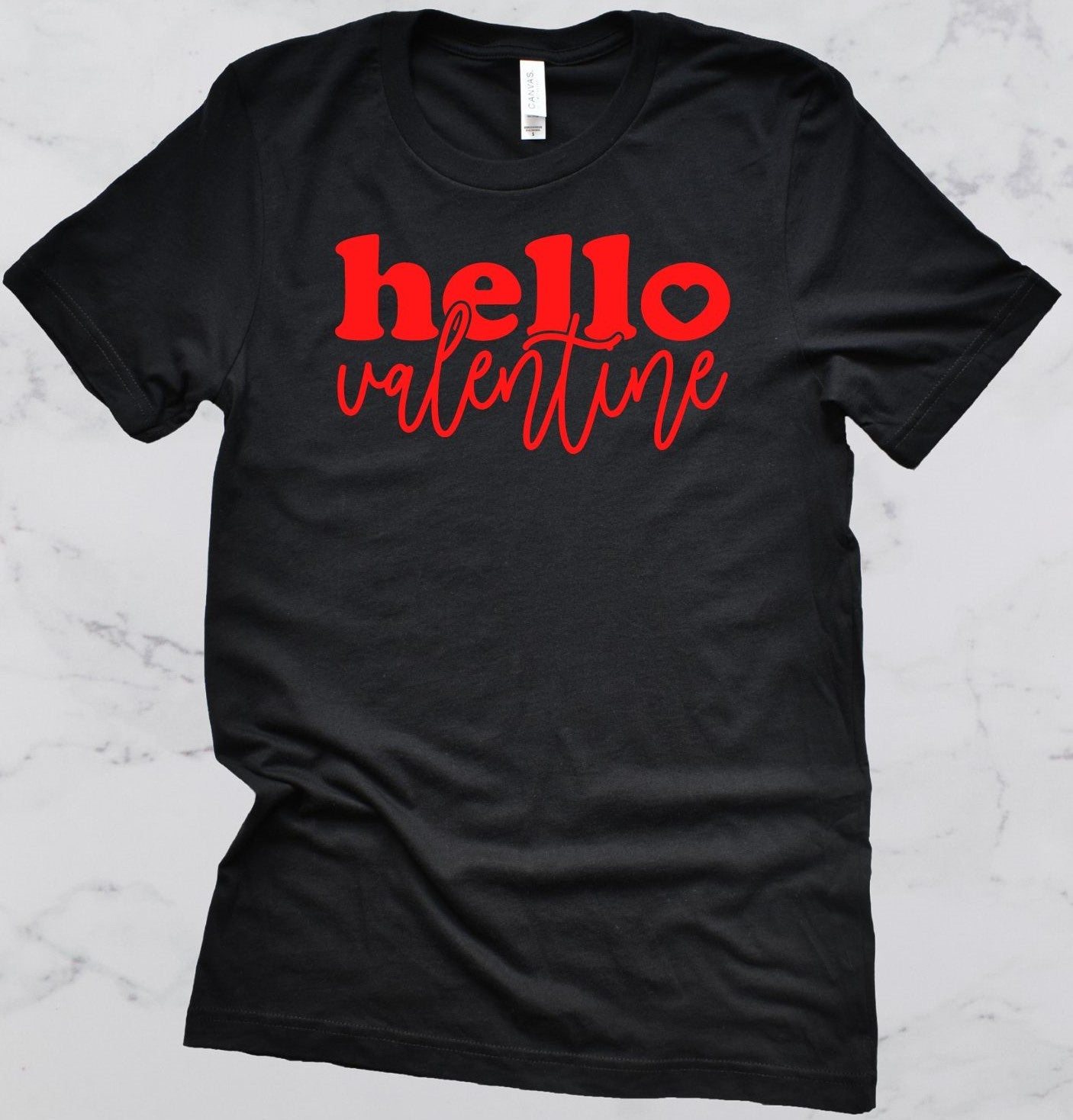 Hello Valentine Short Sleeve T-Shirt