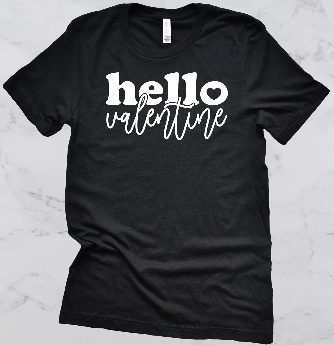 Hello Valentine Short Sleeve T-Shirt