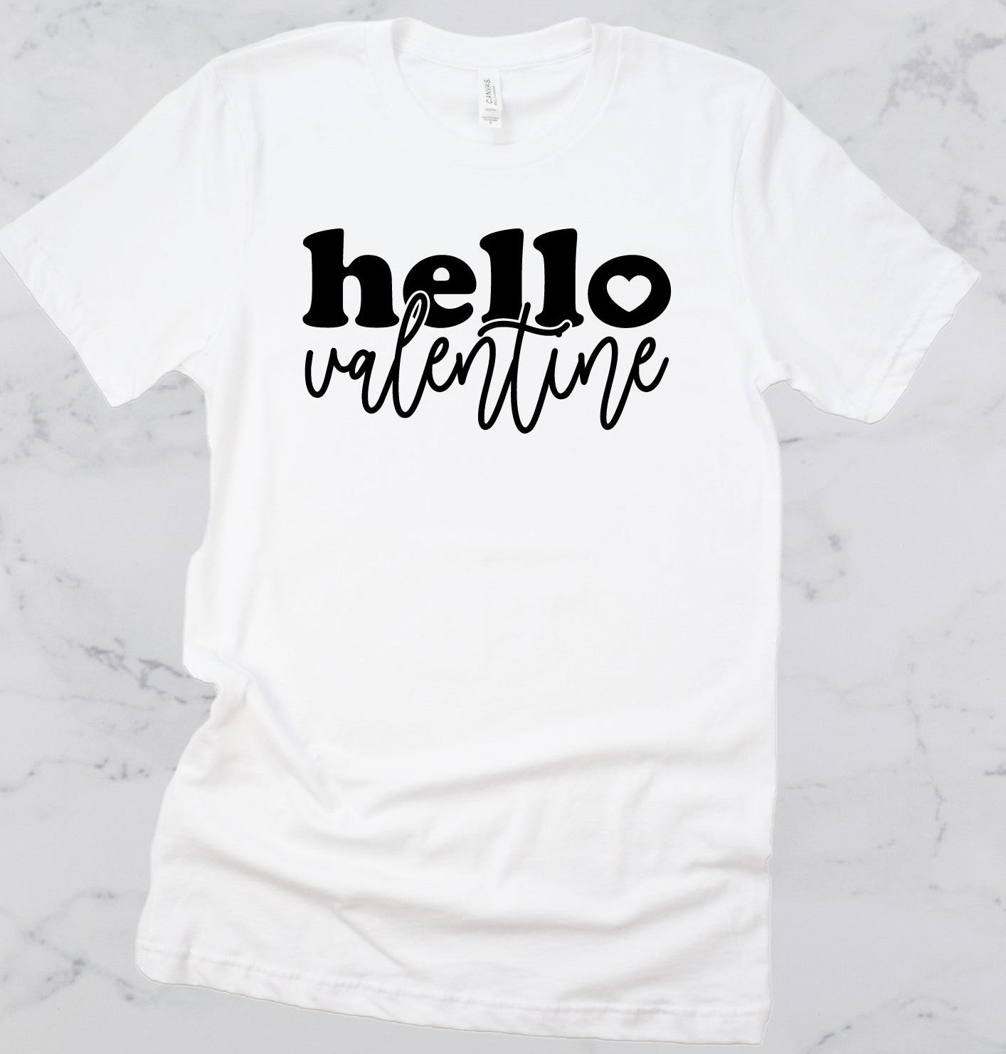Hello Valentine Short Sleeve T-Shirt