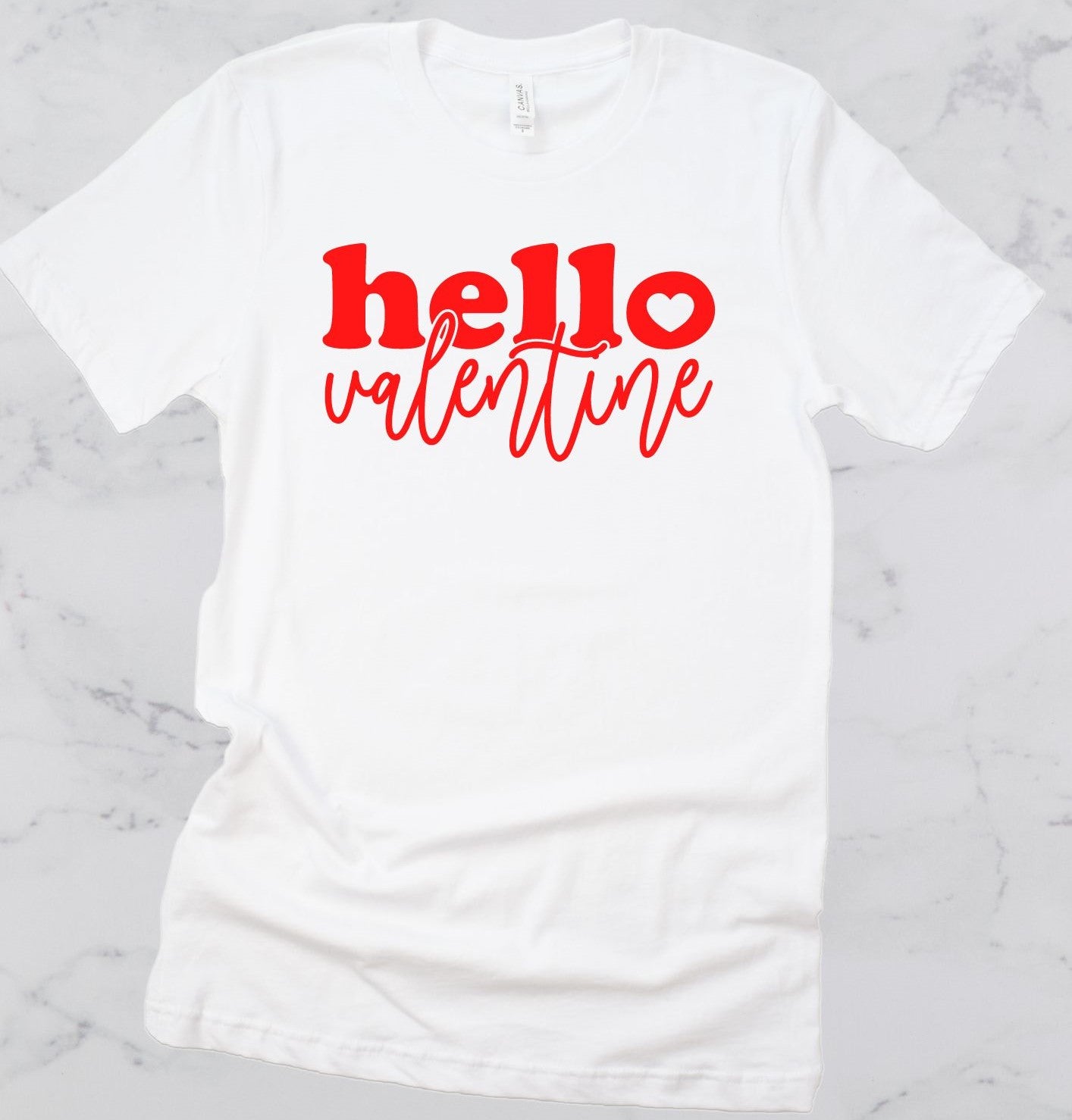 Hello Valentine Short Sleeve T-Shirt