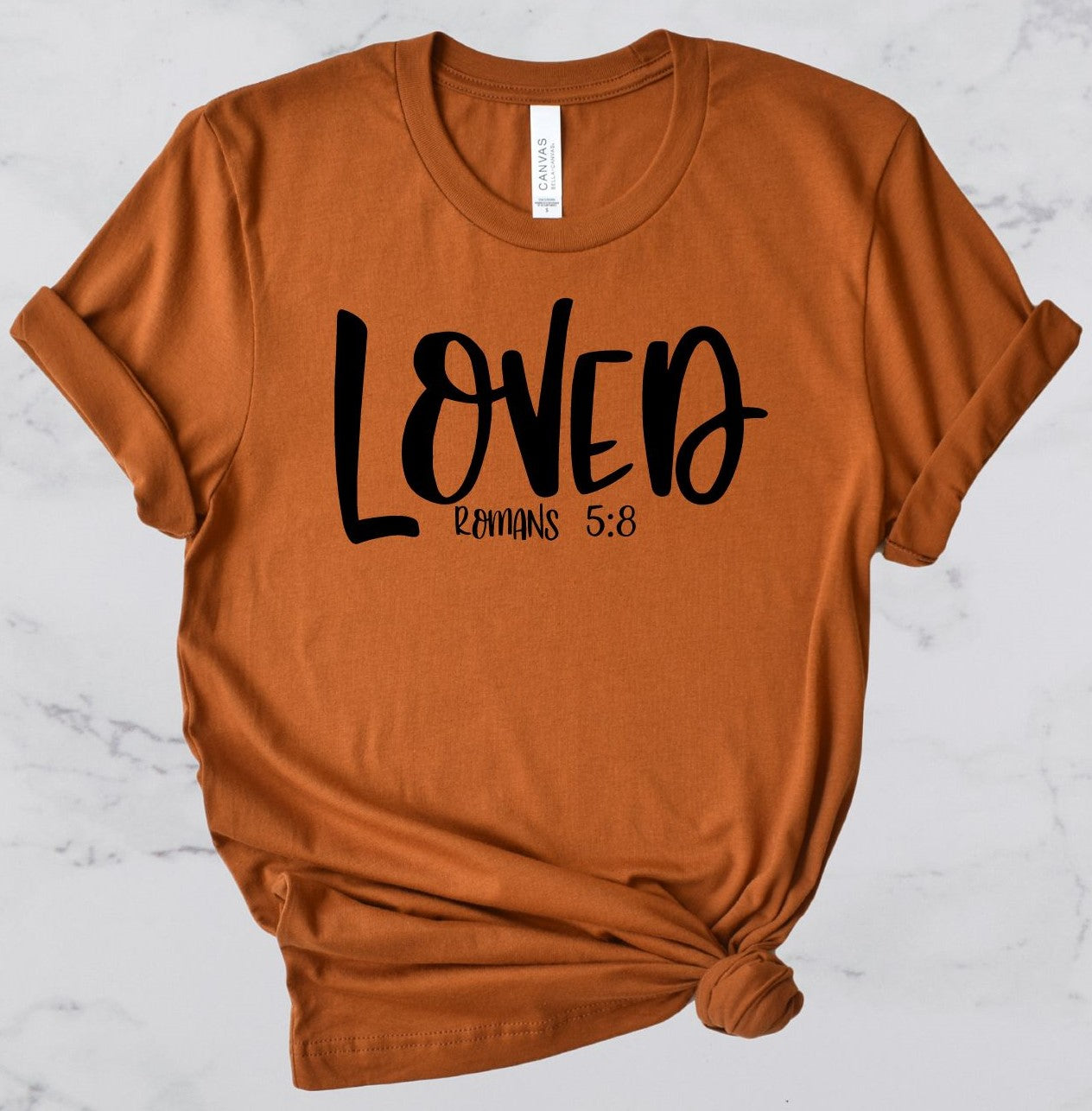 Loved Bible Verse Short Sleeve T-Shirt