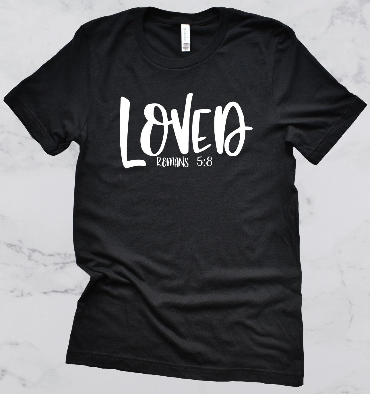 Loved Bible Verse Short Sleeve T-Shirt