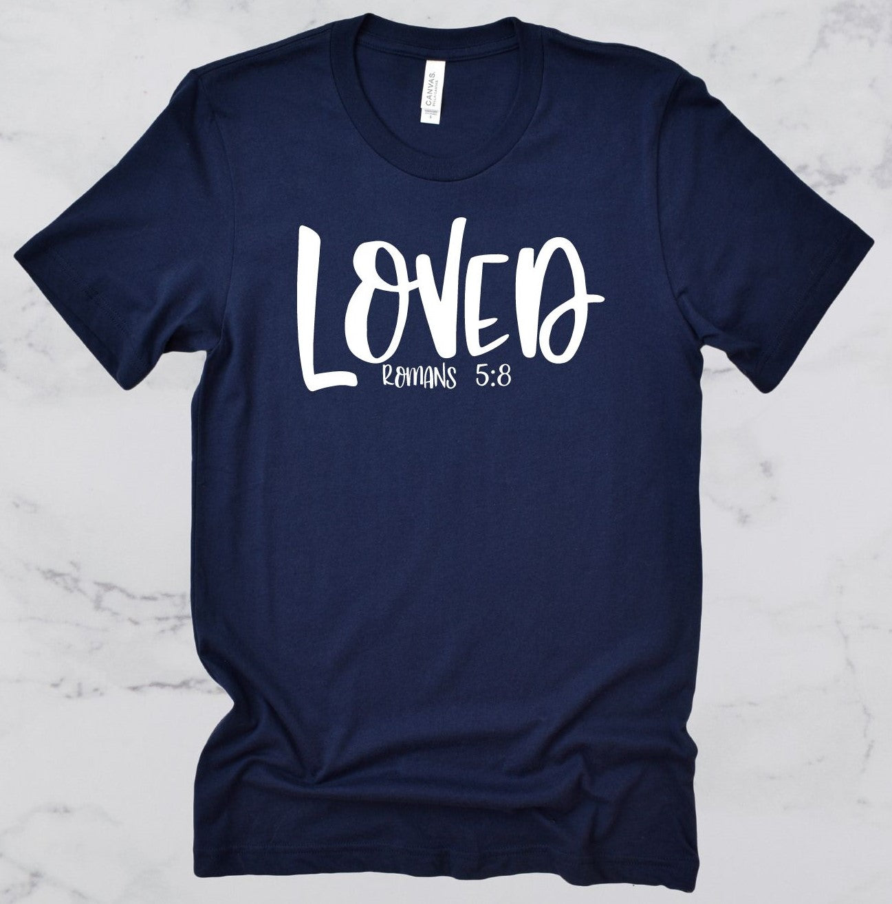 Loved Bible Verse Short Sleeve T-Shirt