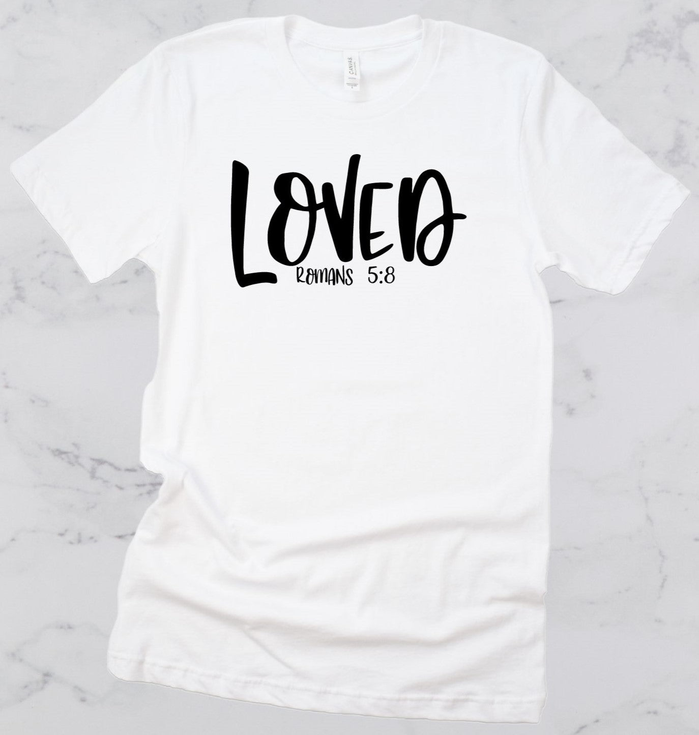 Loved Bible Verse Short Sleeve T-Shirt