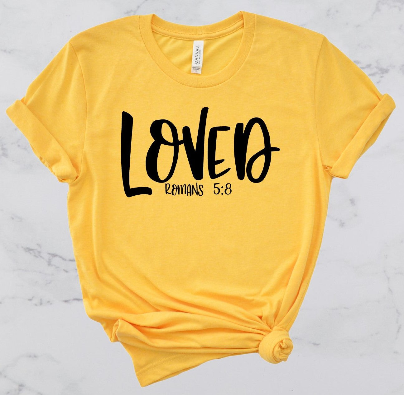 Loved Bible Verse Short Sleeve T-Shirt