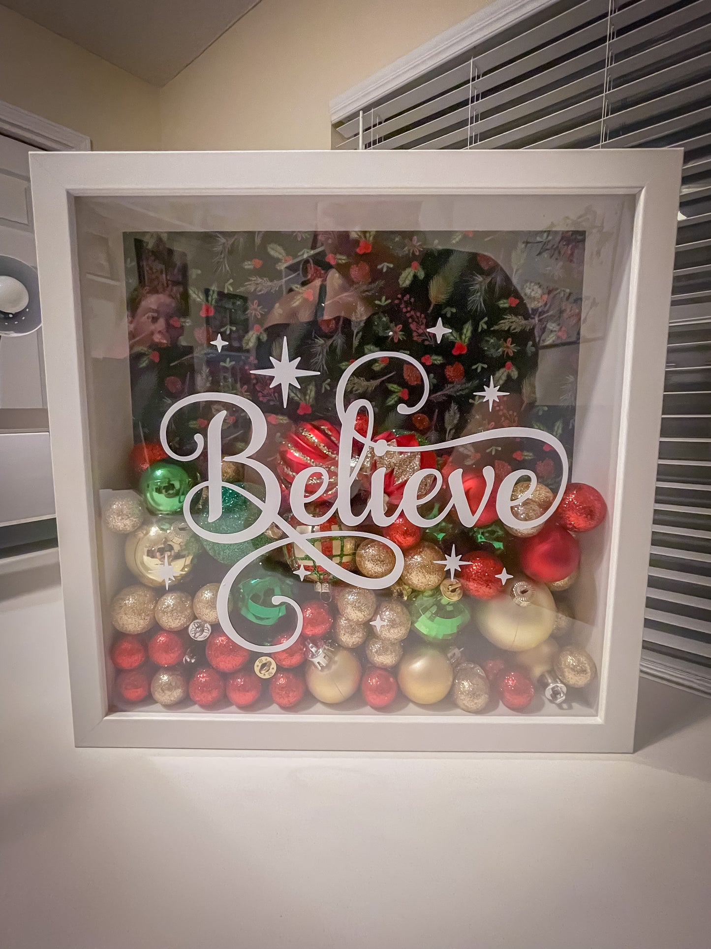 Christmas Themed Shadow Box