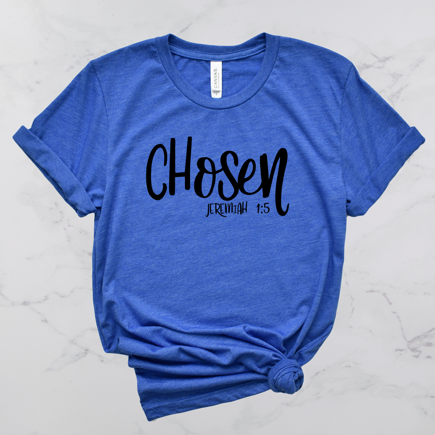 Chosen Bible Verse Short Sleeve T-Shirt