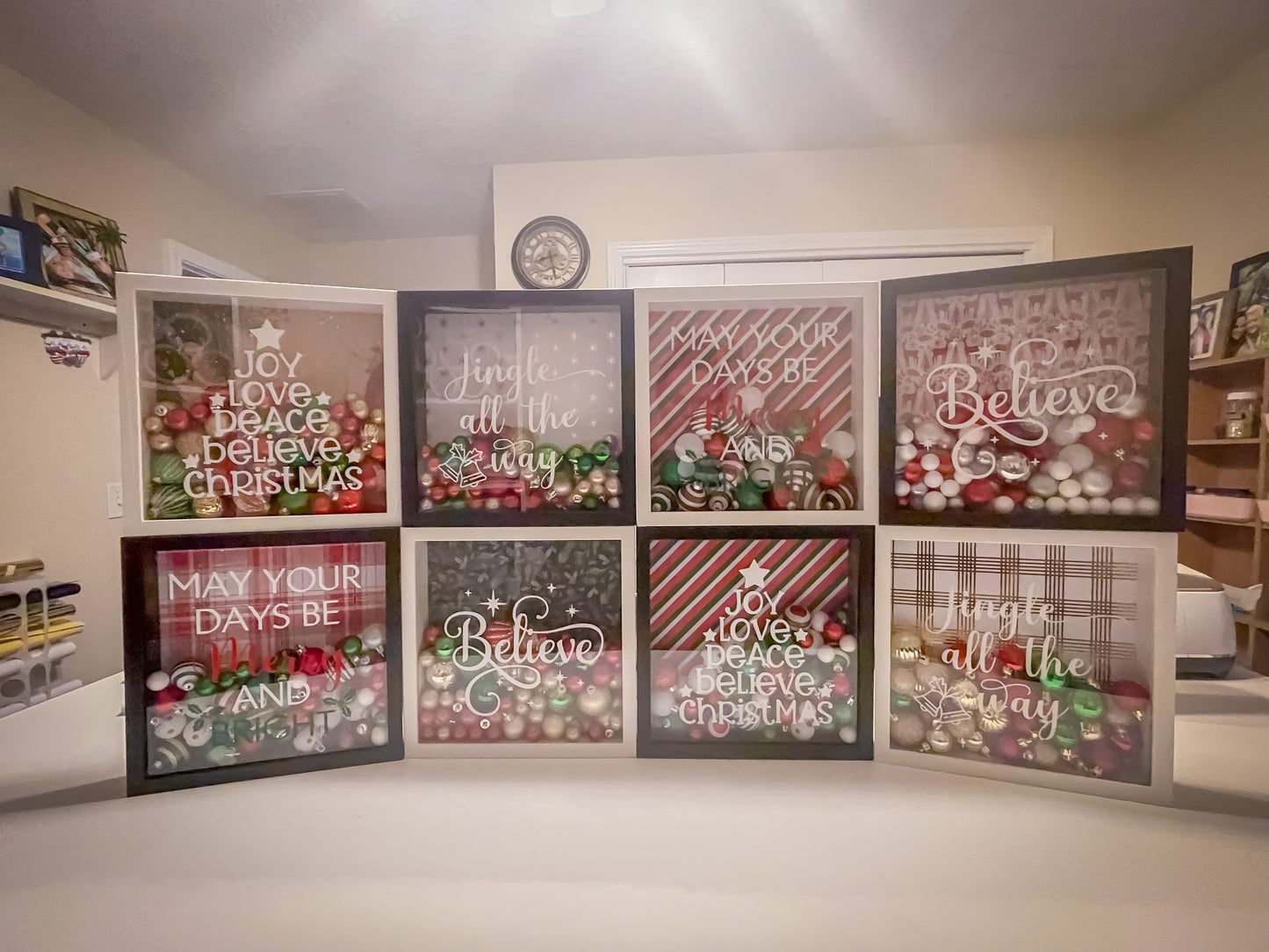 Christmas Themed Shadow Box