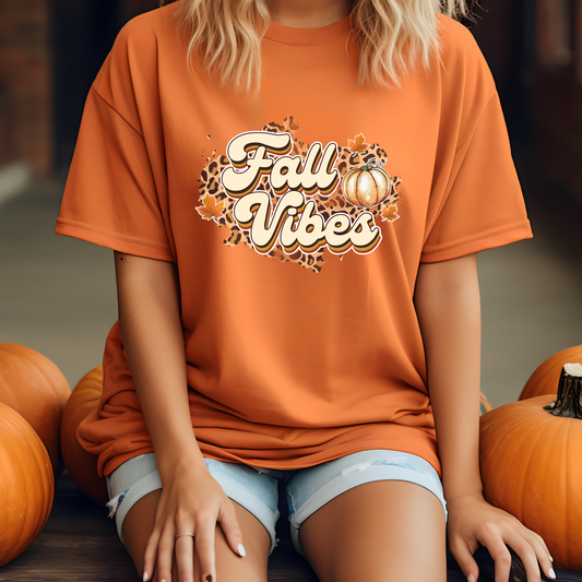 Fall Vibes Short Sleeve Graphic Tee