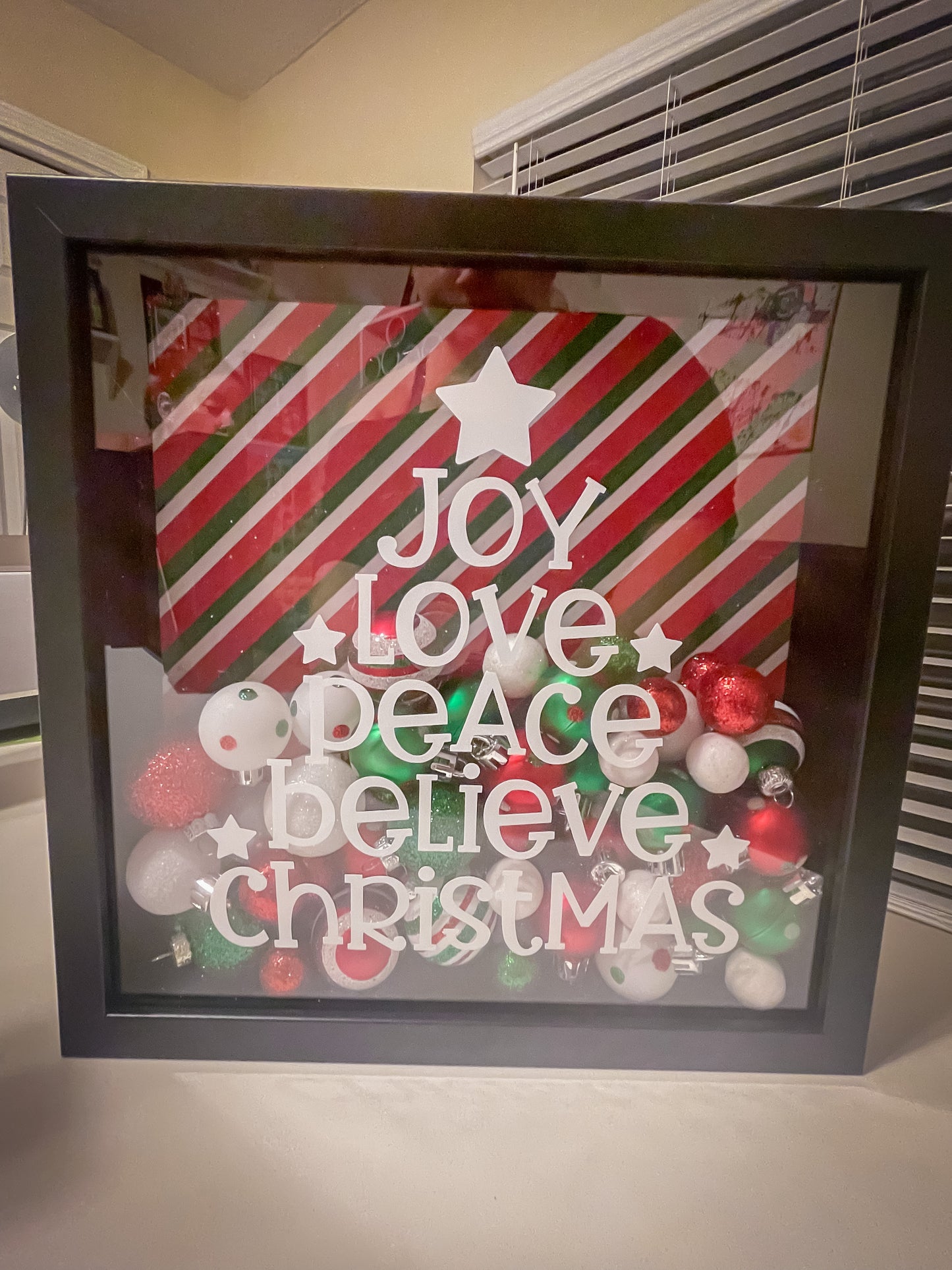 Christmas Themed Shadow Box