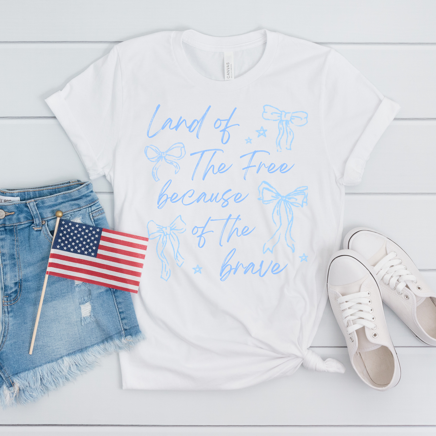 Land of the Free Short Sleeve T-Shirt