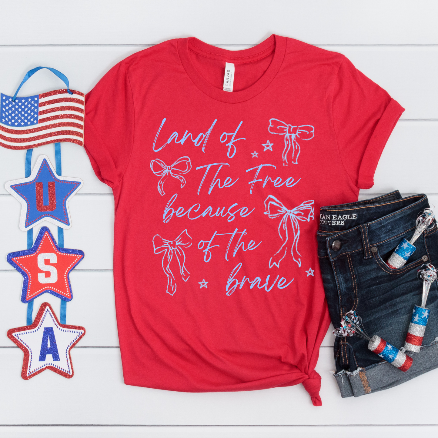 Land of the Free Short Sleeve T-Shirt