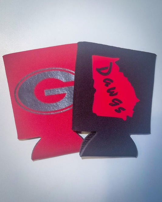 Bulldogs Can & Bottle Sleeves, Cozies, Drinking, Can Cooler, Can Sleeve, Bottle Sleeve