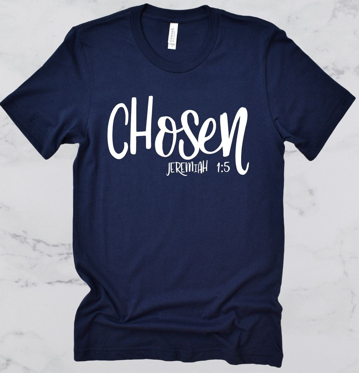 Chosen Bible Verse Short Sleeve T-Shirt