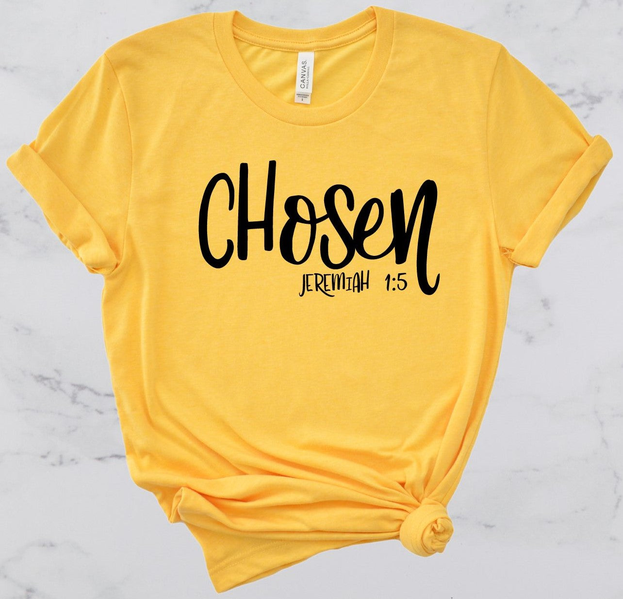 Chosen Bible Verse Short Sleeve T-Shirt